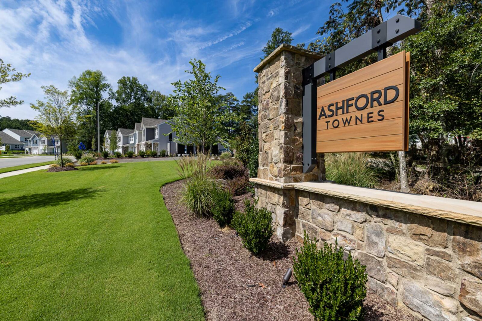 Street view of Ashford Townes BFR Housing