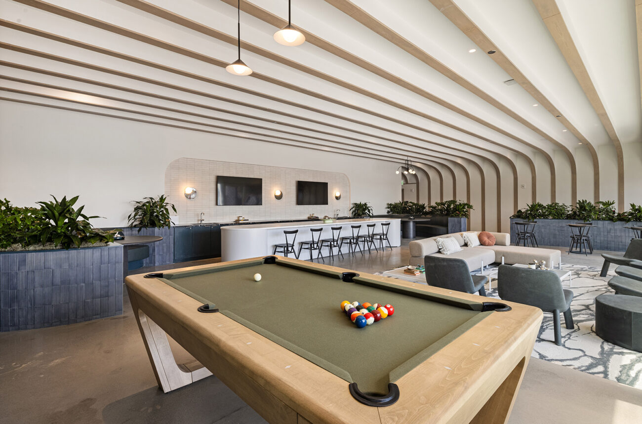 Maeve interior - pool table