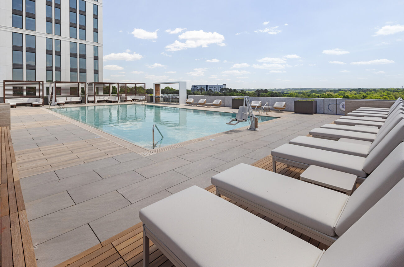 Maeve rooftop pool