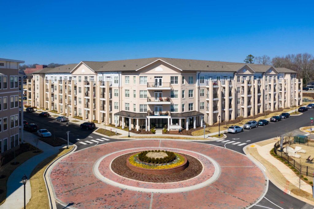 Aerial view of Southlawn Lawrenceville