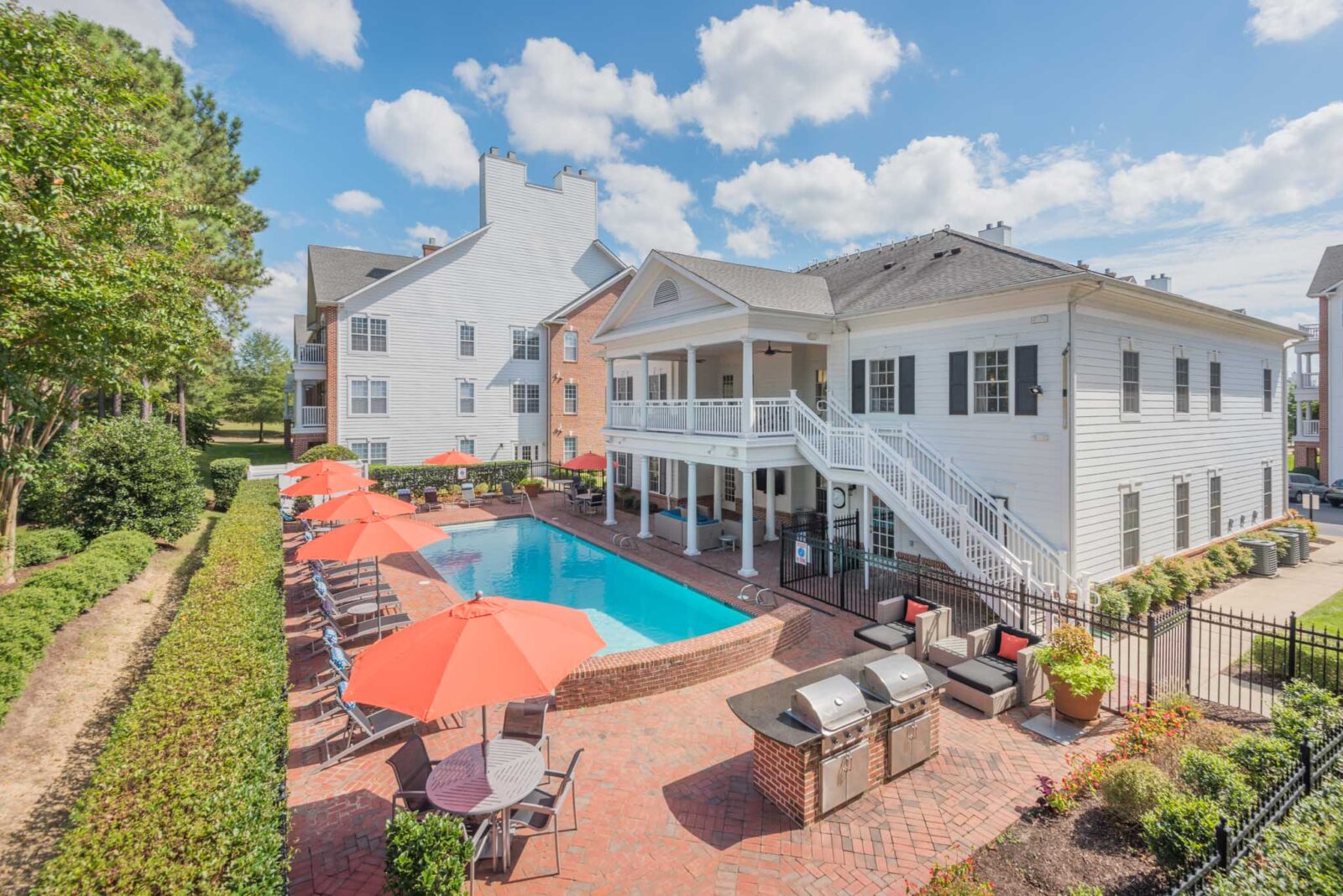 Aerial view of Sterling Manor