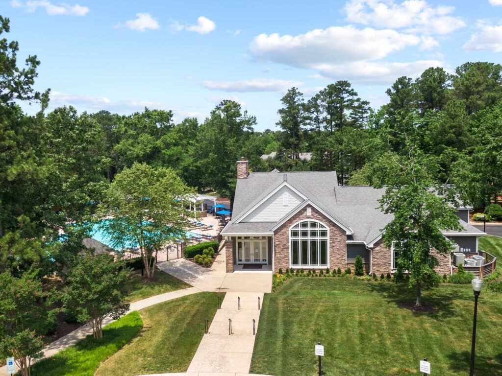 Aerial view of Trails at Short Pump Apartments